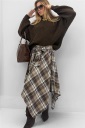 gonna media lunghezza flannel